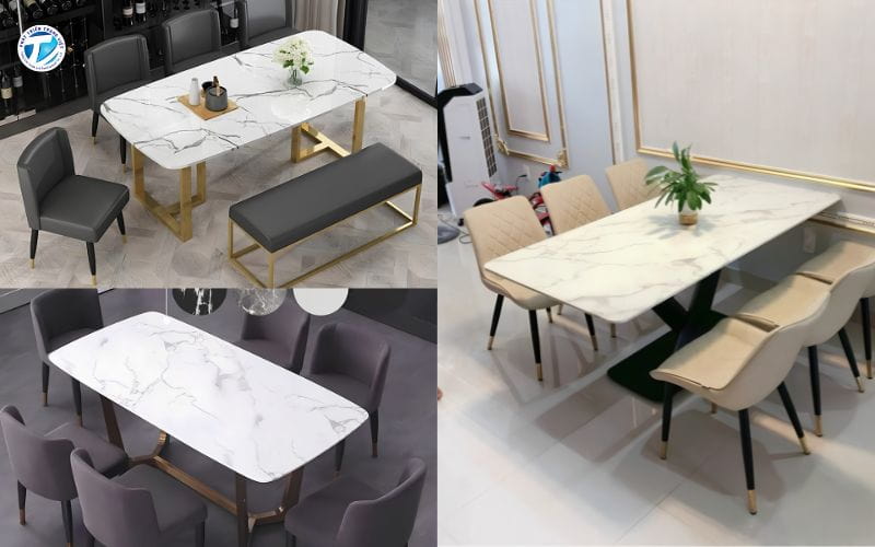 Bàn trà mặt đá Granite (Đá hoa cương) nguyên khối